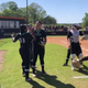 Hope Trautwein (c., facing camera) made history with 21 Ks.